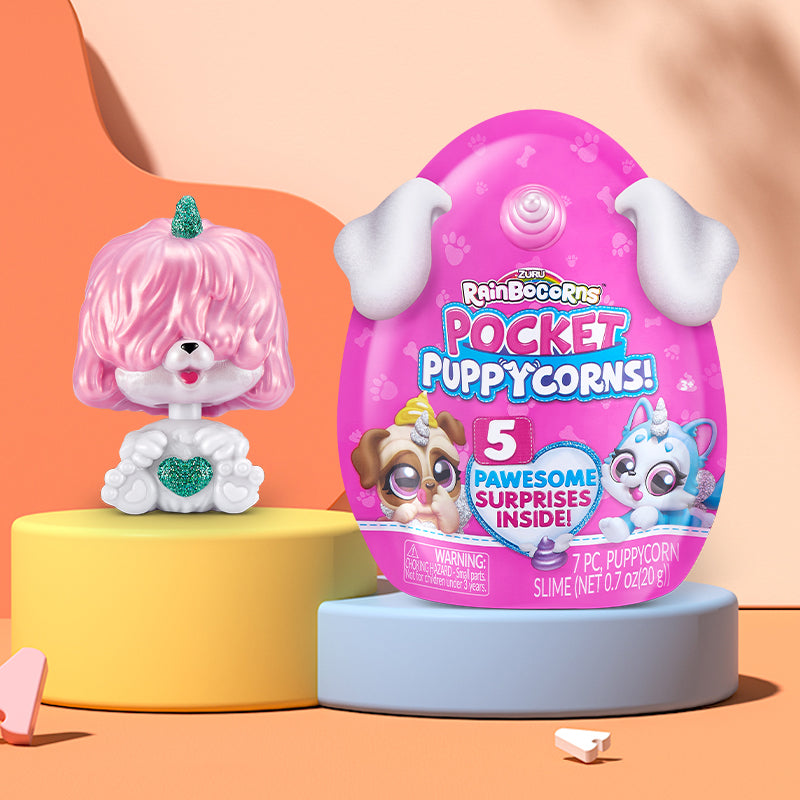 ZURU Rainbocorns Pocket Puppycorn Silver bag 9285SQ1
