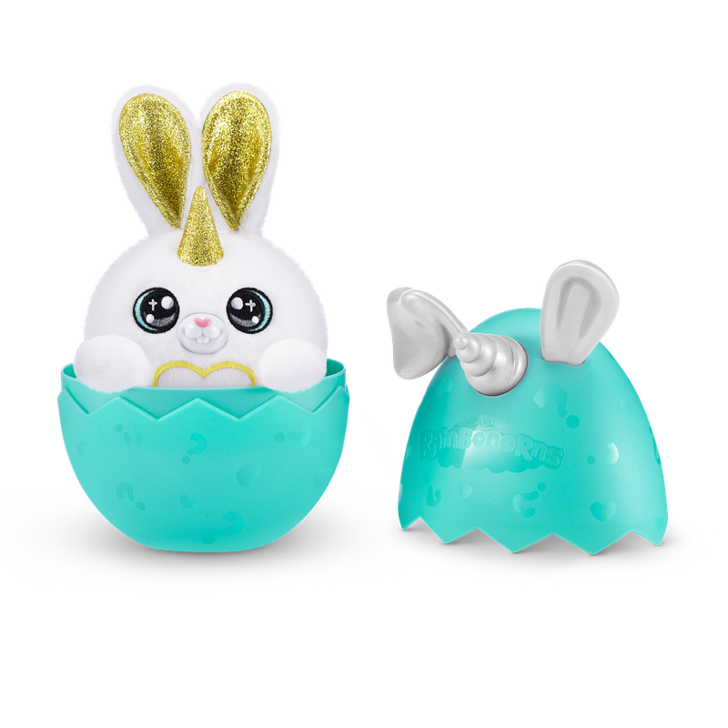 ZURU Rainbocorns Bunnycorn Surprise Rabbit Bunny Plush Toy Girls Gift Idea (Randomized Non Duplicate) 9280SQ1