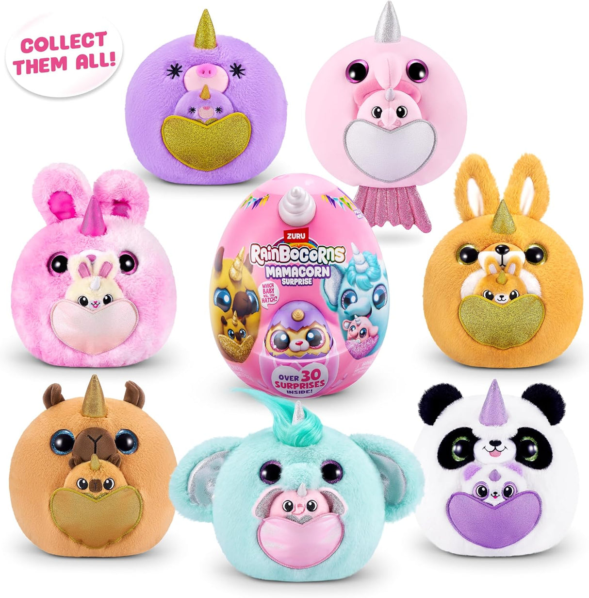ZURU Rainbocorns Mamacorn Surprise Collectible Plush Toy 92121