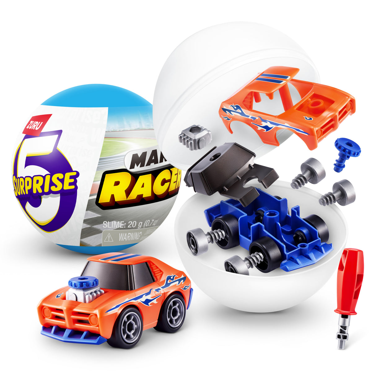 ZURU 5 Surprise Make-A-Racer Series 1 Capsule-1 PCS-77625GQ1
