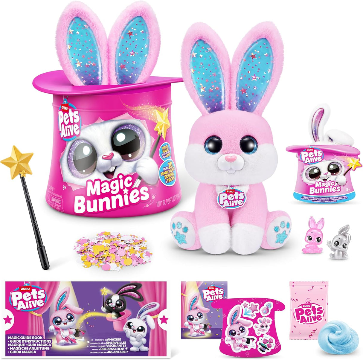 ZURU Pets Alive Magic Bunnies Electronic Plush 9549