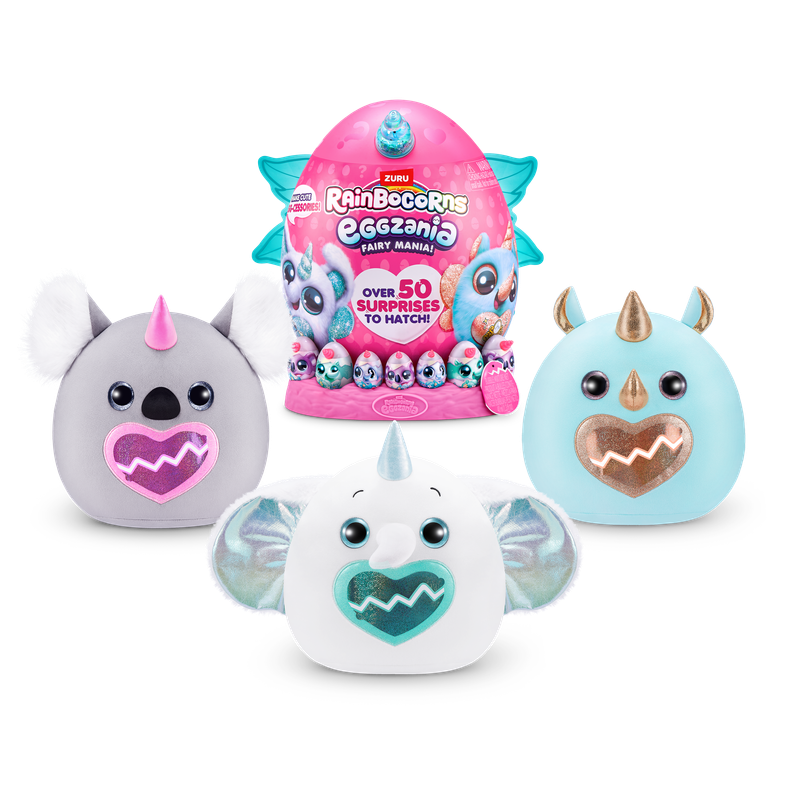 ZURU Eggzania Fairy Mania (Elephant) Plush Toy Collectible Plush Surprise Eggs 92106