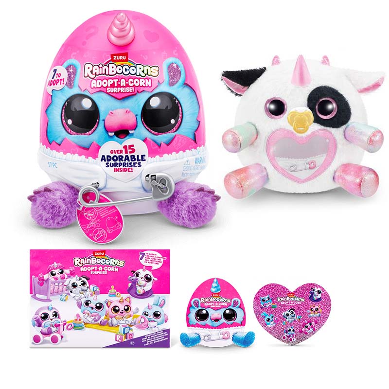 ZURU rainbocorn adopt a corn surprise series 1 Collectible Plush 92105