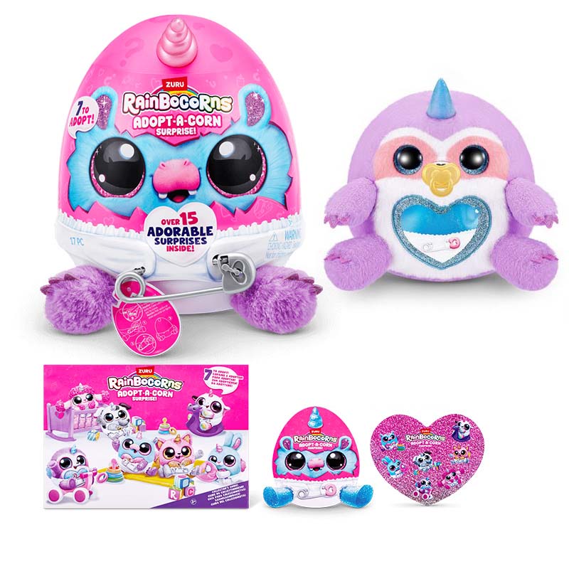 ZURU rainbocorn adopt a corn surprise series 1 Collectible Plush 92105