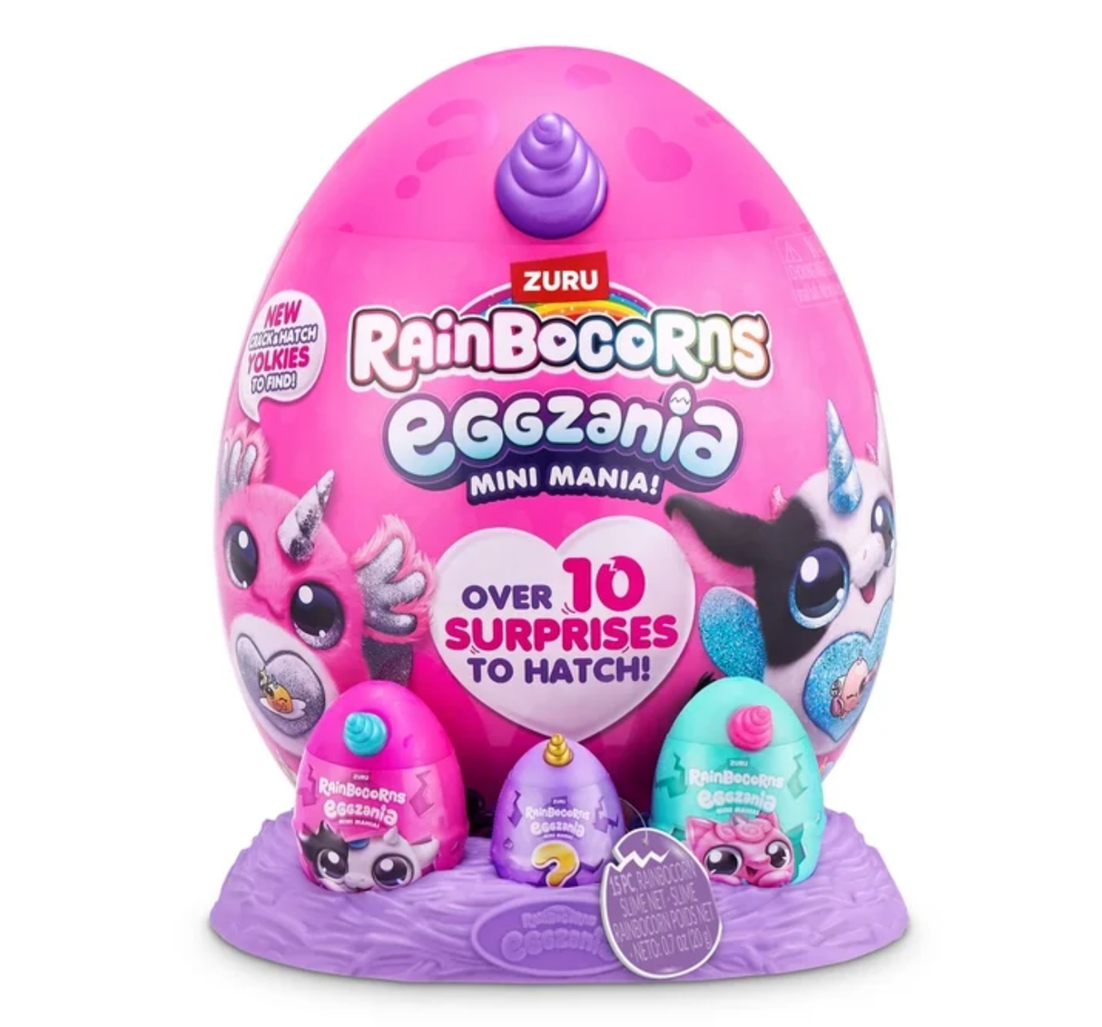 ZURU RAINBOCORNS-EGGZANIA MINI -SERIES 1 PLUSH SOFT SMALL