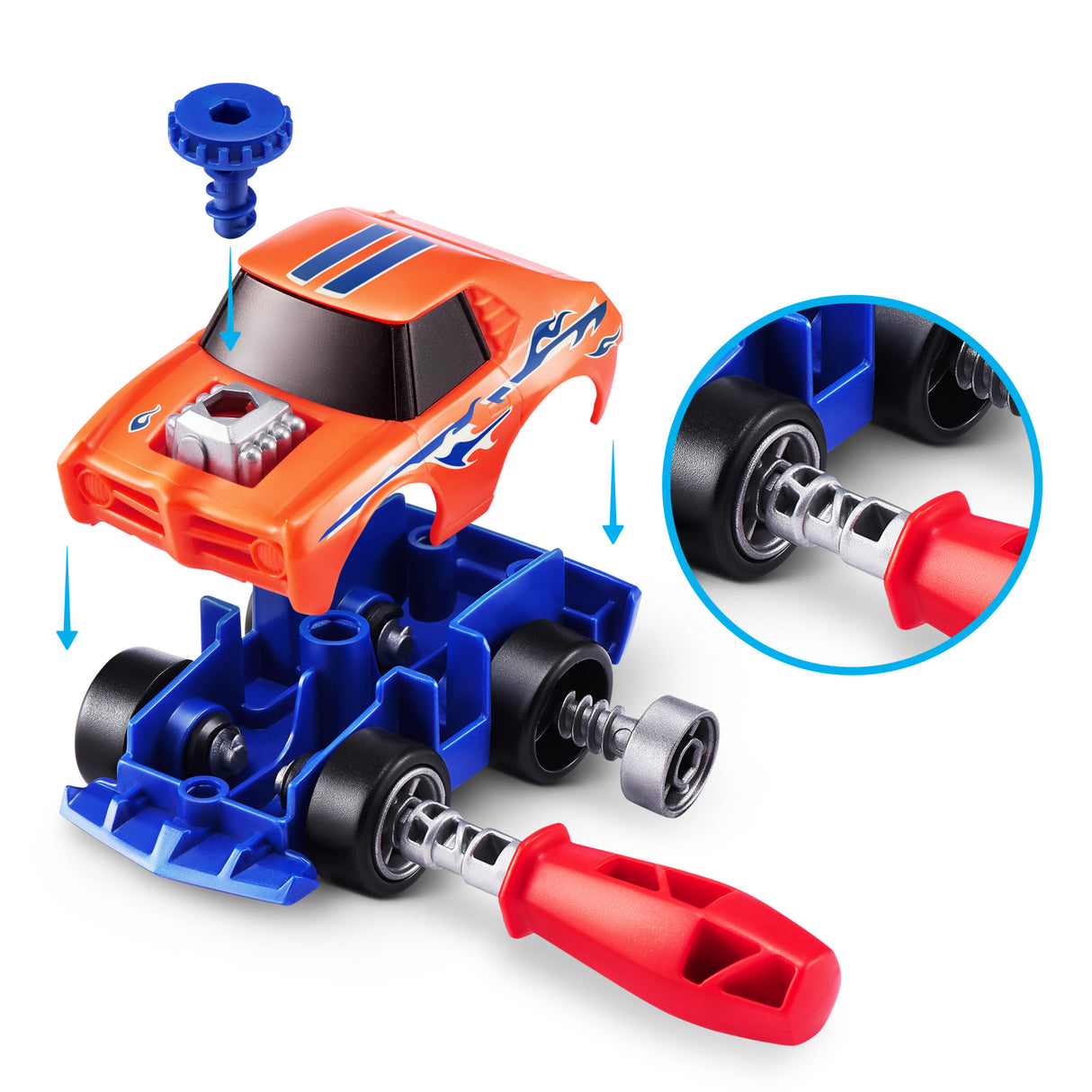 ZURU 5 Surprise Make-A-Racer Series 1 Capsule-1 PCS-77625GQ1
