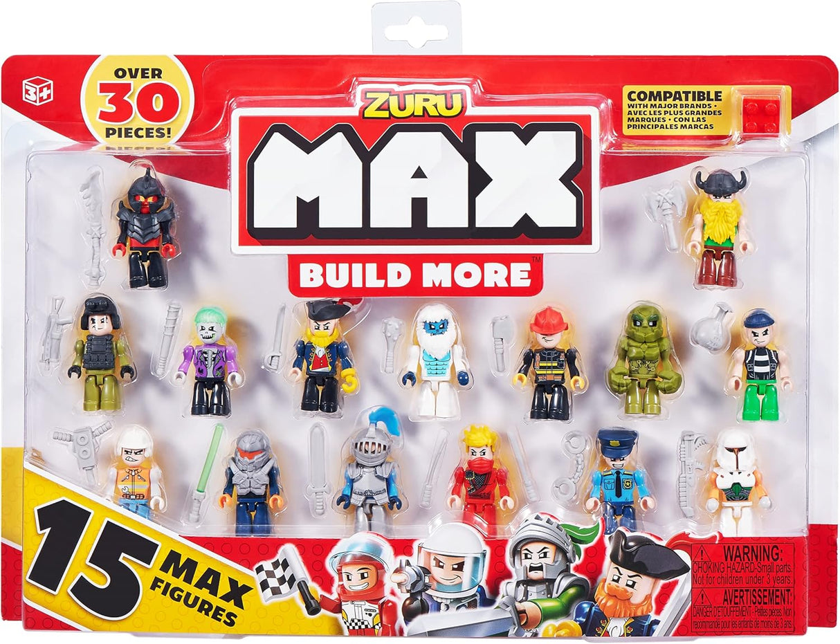 ZURU Max Build More Mini Figure Set-15 Figures-8344
