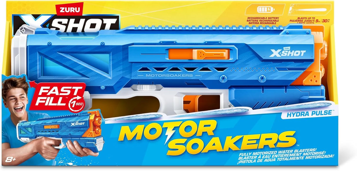 ZURU XSHOT Water Fast Fill Small&Medium Motorised Blaster Watergun - 1 PCS [118158]