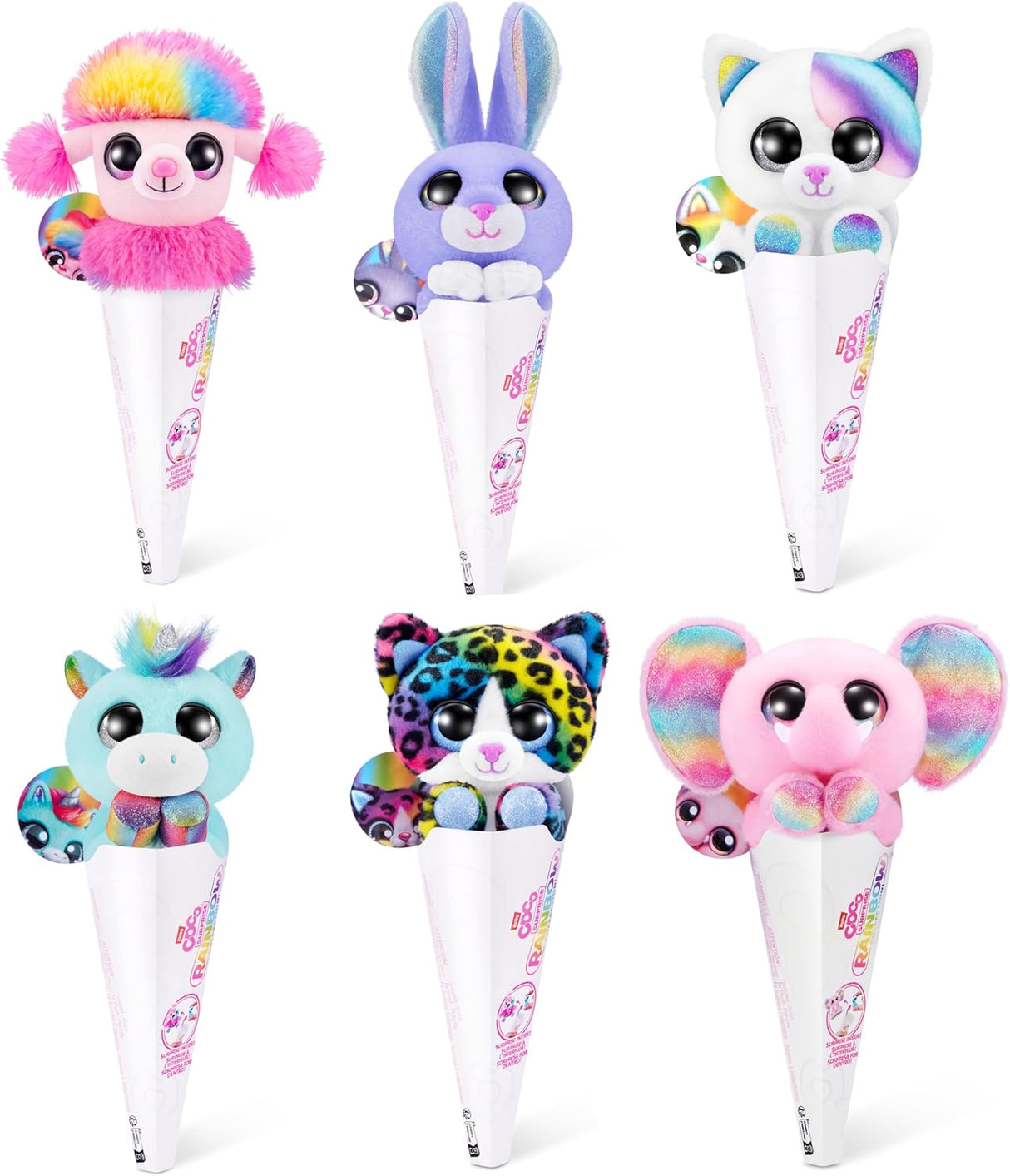 ZURU S001-Coco Cones-CONES-RAINBOW 9631SQ1