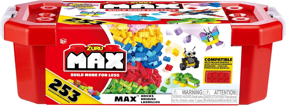 ZURU Max Build More Building Bricks Value Set(253 Bricks)-1PCS-8346