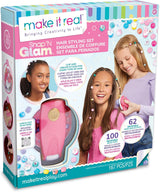 Make It Real: Snap N' Glam Hair Styling Set - Reusable Gems, Accents & Bead Clips - [1760]