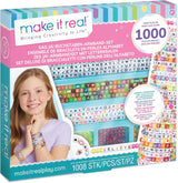 Make It Real: Say Yes! Alphabet Bead Bracelet Set - 1008pc DIY Jewelry Kit - [1742]