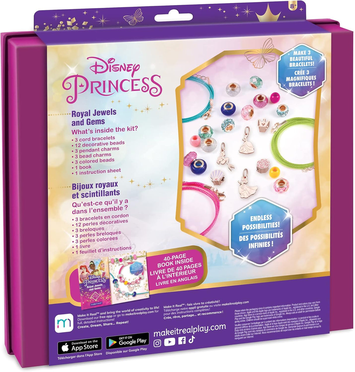 MAKE IT REAL Disney Princess Royal Jewels And Gems 4210