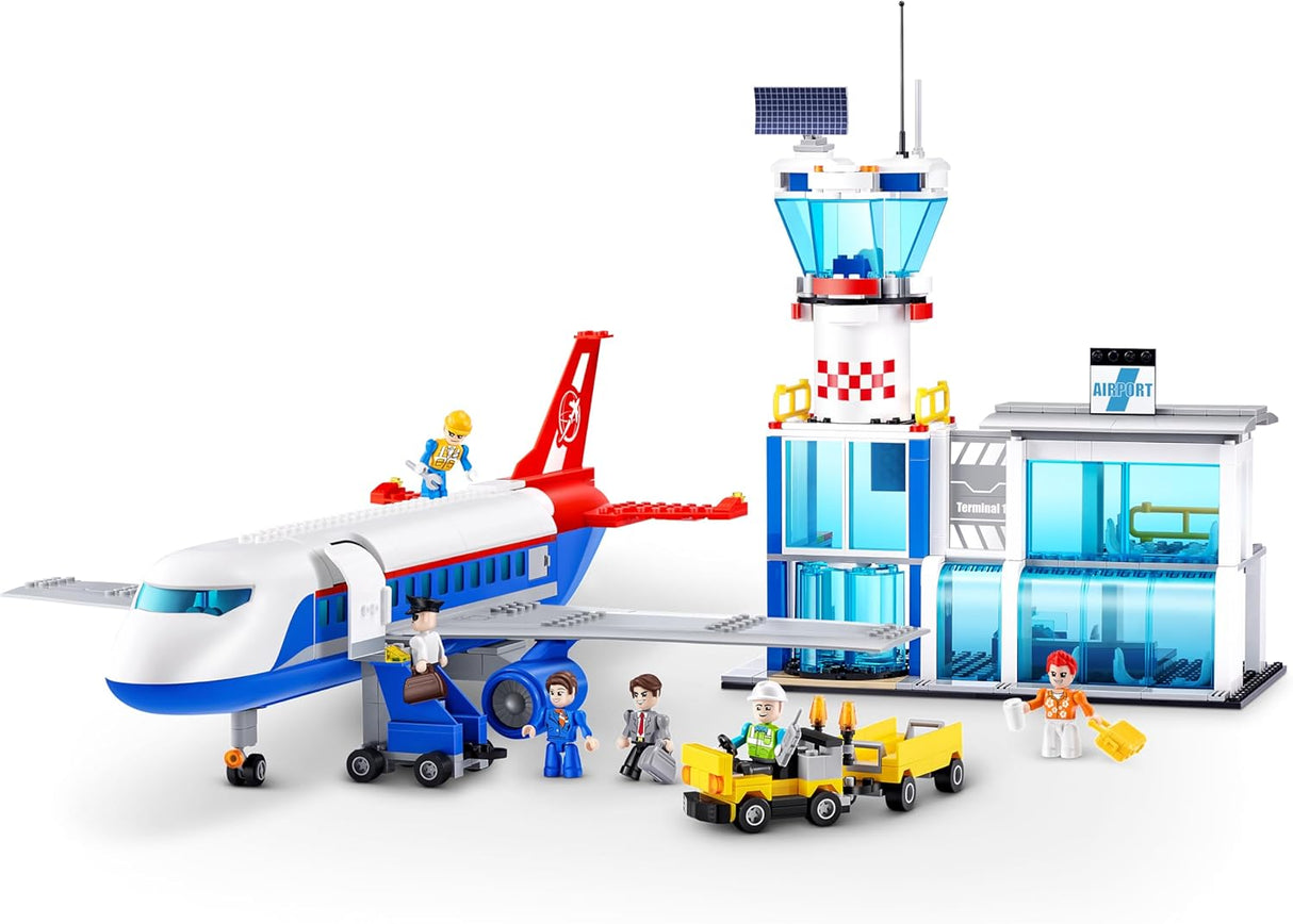 ZURU Max Adventure Airport Playset Series 1 (793 pieces)- Building Bricks-83167
