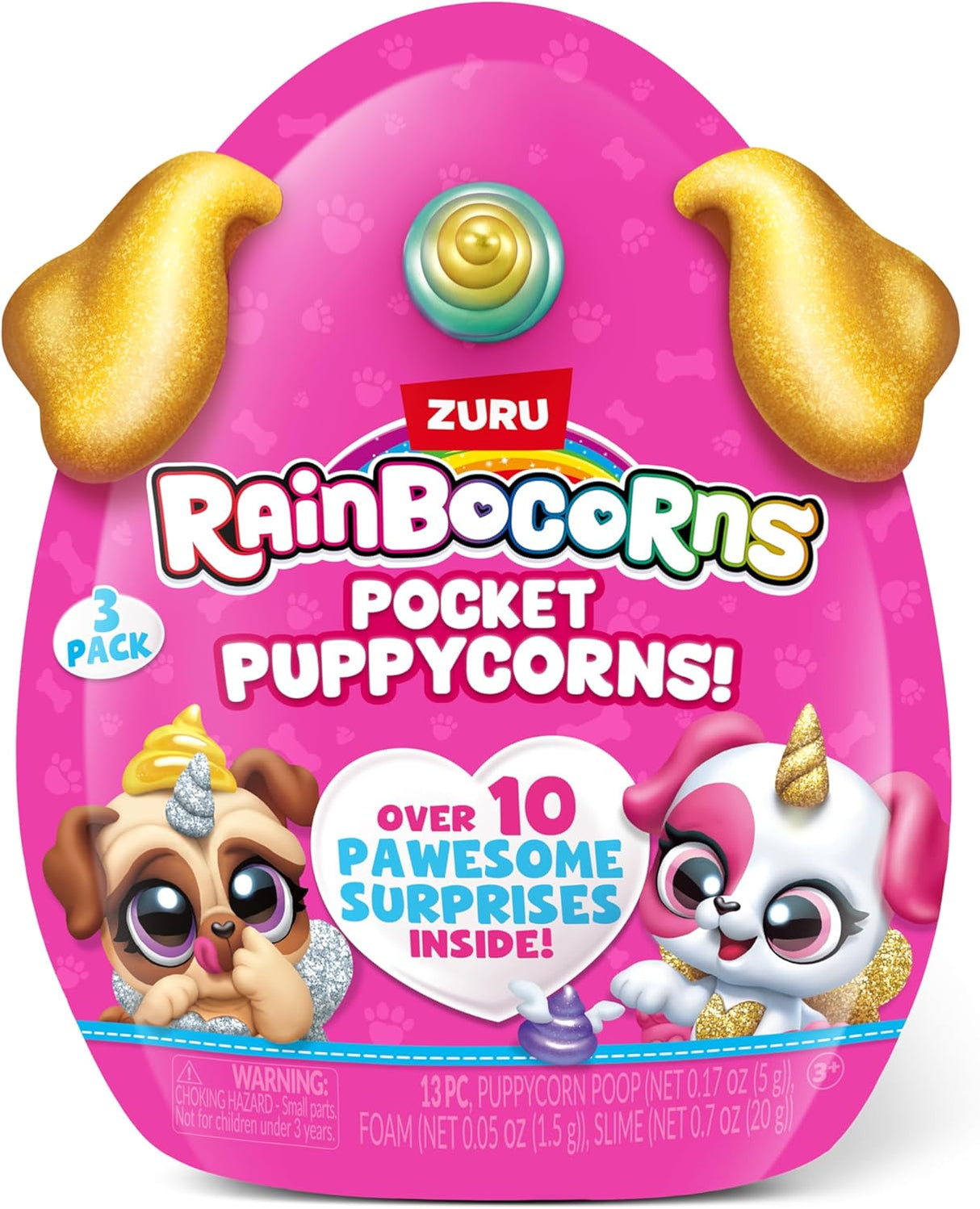 ZURU Rainbocorns Pocket Puppycorn  Golden bag 9284SQ1