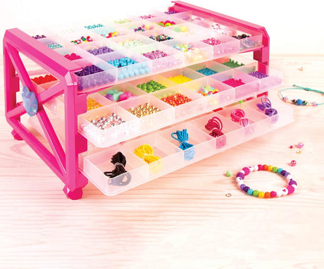 Make It Real Ultimate Bead Studio 2733 PCS DIY Jewelry Kit - [1701]