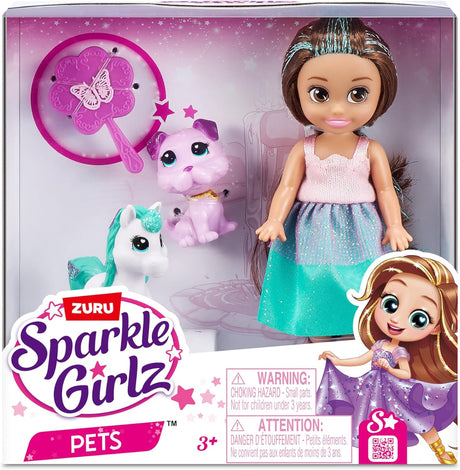 ZURU SPARKLE GIRLZ-DOLLS PLAYSET-DOLLS & PETS-4.7" Princess 100522