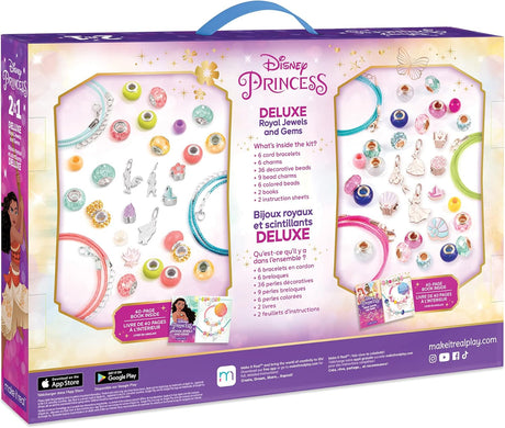 MAKE IT REAL Disney Princess 2 In 1 Deluxe Royal Jewels And Gems 4215