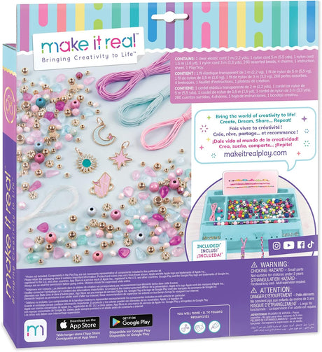 Make It Real Celestial Stones Bracelets Kit 8 Fashionable Bracelets DIY Jewelry Kit - [1322]