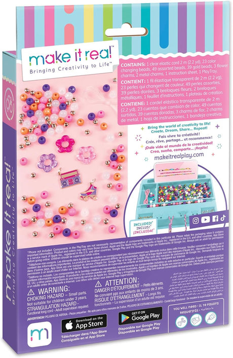 Make It Real Color Reveal DIY Bracelets Kit - Transforming Beads Craft Set - [1217]