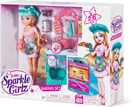 ZURU 10.5" DOLL & BAKING PLAYSET 100183