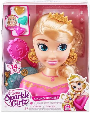 ZURU SPARKLE GIRLZ-STYLING HEADS-WITHOUT NAIL-Styling Head Window10097-B