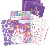 MAKE IT REAL Fashion Design Scratch Art: Groovy Vibes-3211