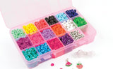 Make It Real Heishi Bead Kit - Vibrant Colors - Creative Beading Set - [1743]
