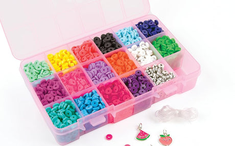 Make It Real Heishi Bead Kit - Vibrant Colors - Creative Beading Set - [1743]