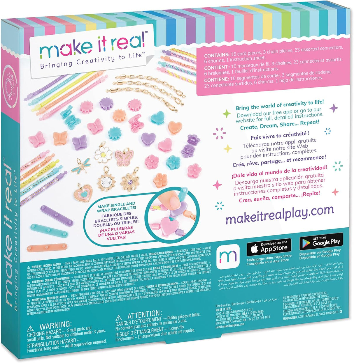 Make It Real: Linked Looks - 48pc DIY Bracelet Kit - [1735]