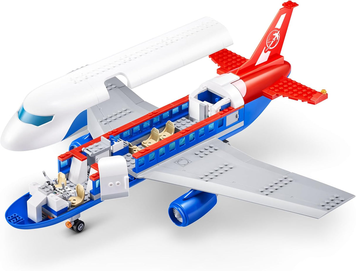 ZURU Max Adventure Airport Playset Series 1 (793 pieces)- Building Bricks-83167