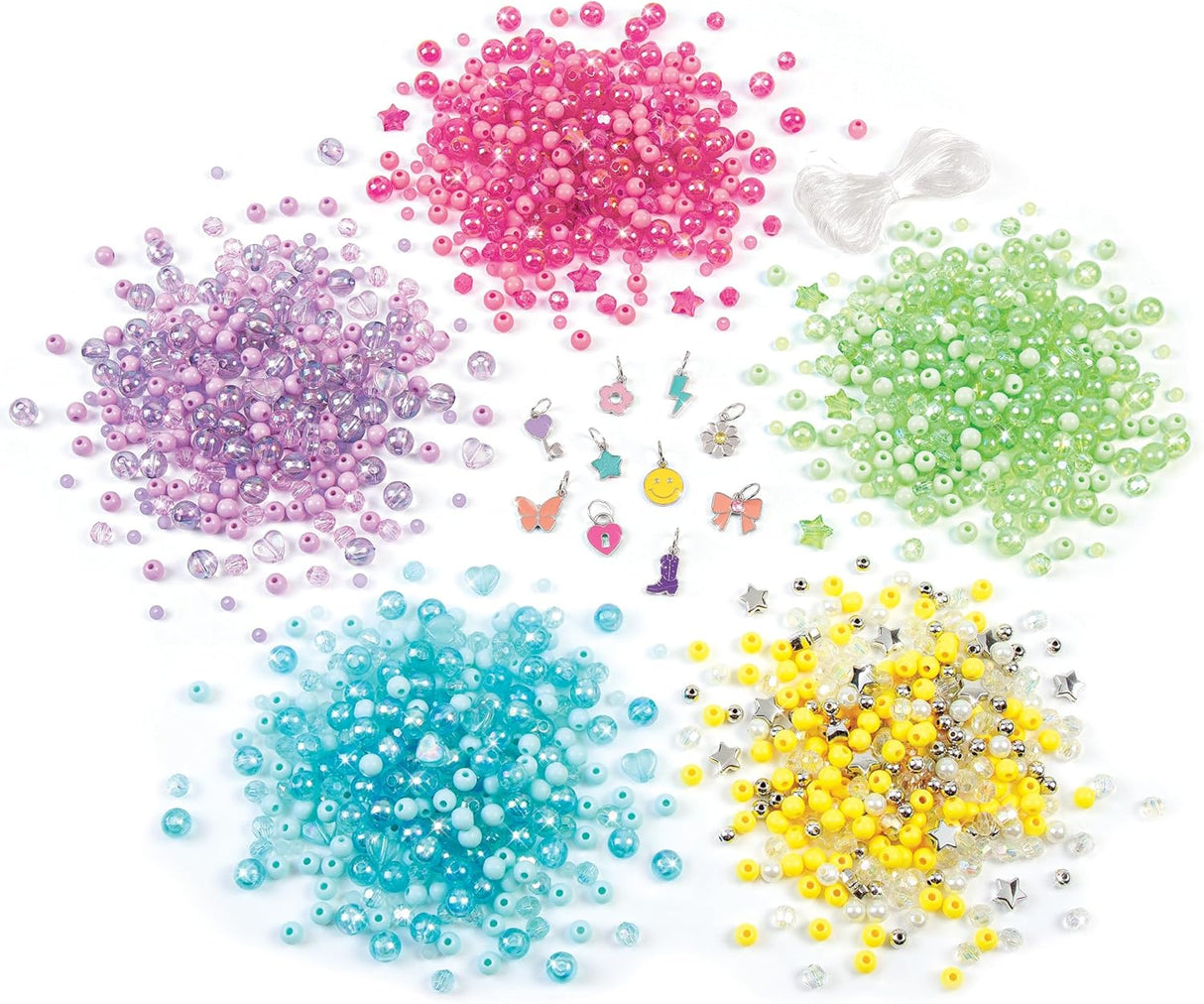 Make It Real: Creator Jewelry Studio 1443 pcs, DIY Bracelet Kit, Beads & Charms - [1714]