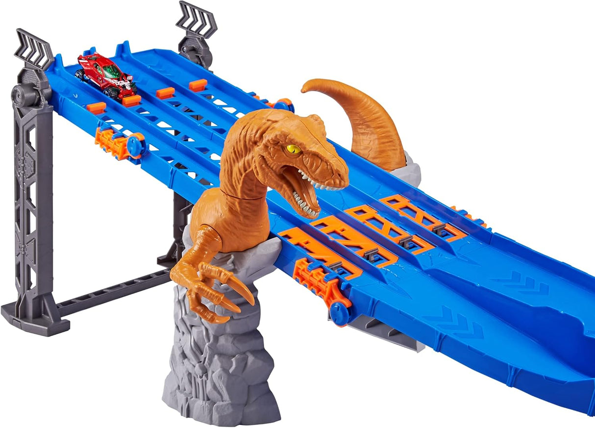 Zuru Metal Machines Track 4 Lane Madness Raptor Attack Dino-6740