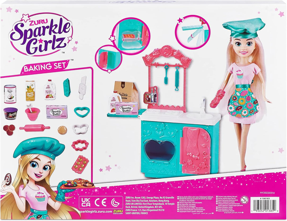 ZURU 10.5" DOLL & BAKING PLAYSET 100183