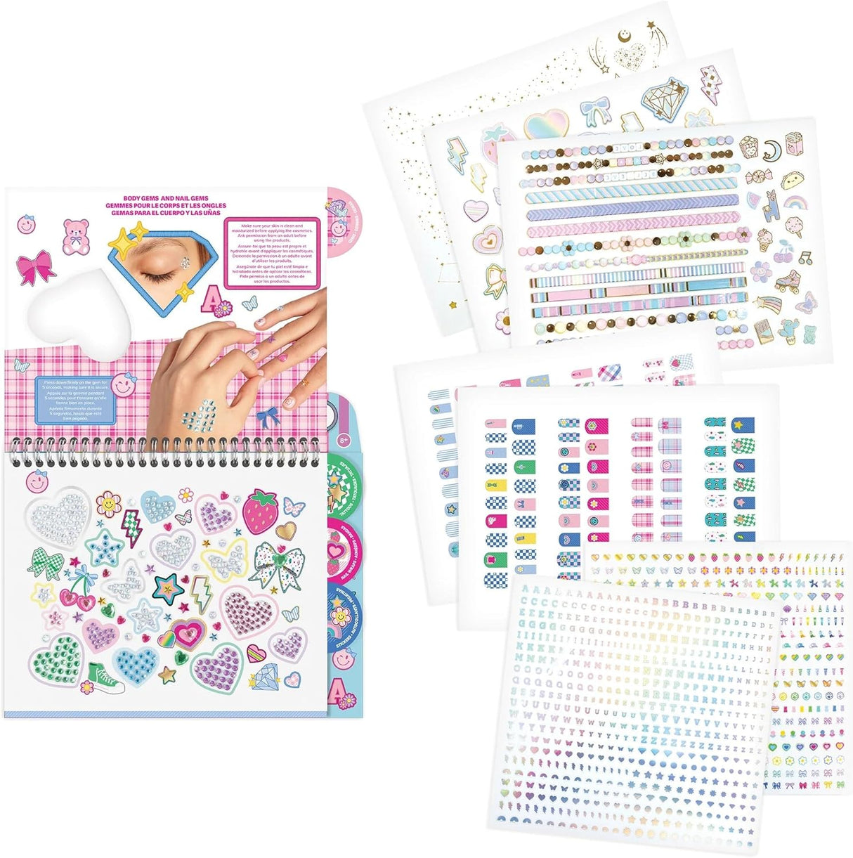 MAKE IT REAL Bejeweled Cosmetic Activity Book-2707