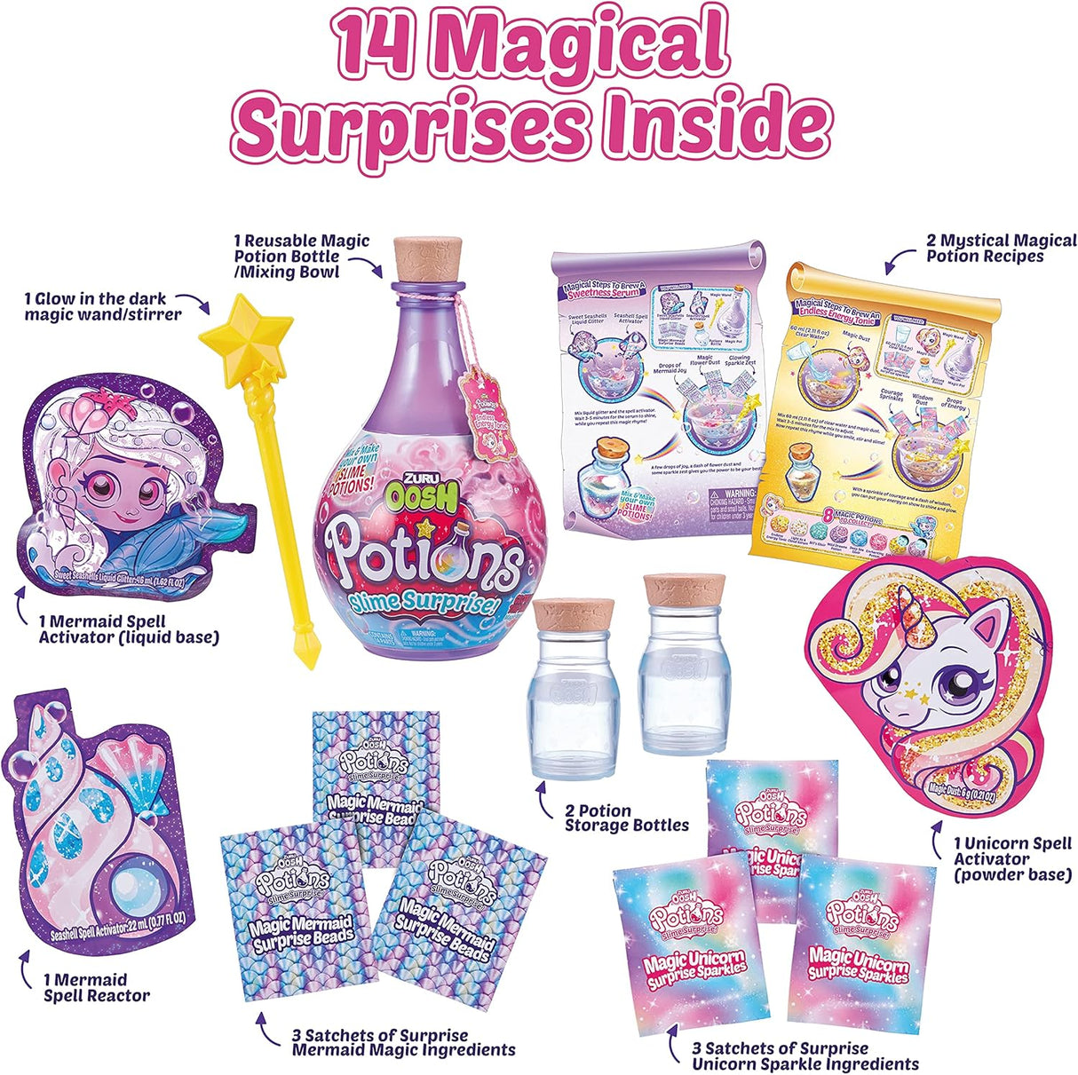 ZURU OOSH-POTIONS-SERIES 1,Bulk 8629