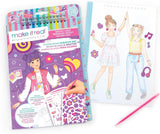 MAKE IT REAL Fashion Design Scratch Art: Groovy Vibes-3211