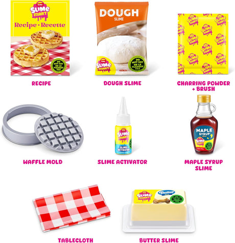 ZURU Slime Mart Waffles Play Food Themed DIY Small Bag Dessert - 1 PCS [15901]