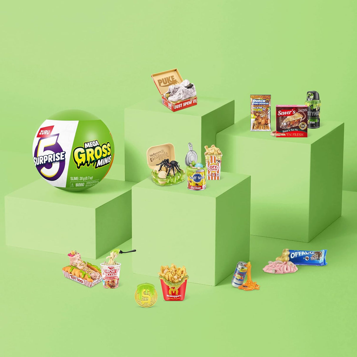 ZURU 5 Surprise Mega Gross Minis-SERIES 1 CAPSULE-1 PCS-77355GQ9