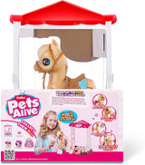 ZURU Pets Alive My Magical Unicorn and Stable Battery Powered Interactive Robotic Toy 9546