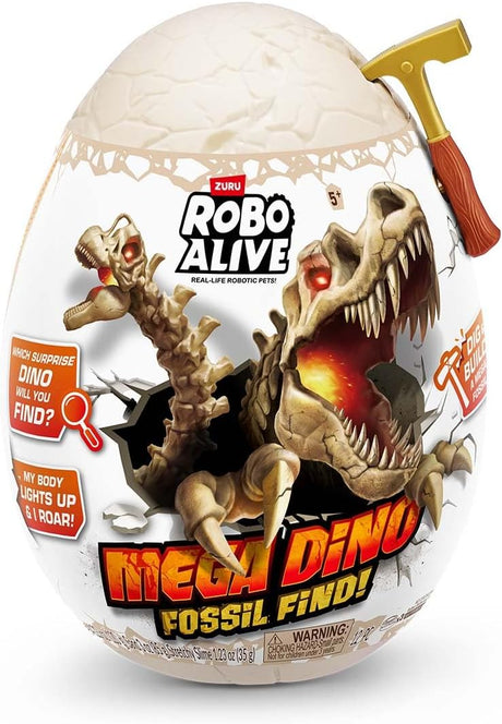 ZURU Robo Alive Mega Dino Fossil Find Series 1 Supprise Egg-1 PCS-71102
