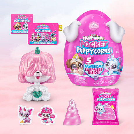 ZURU Rainbocorns Pocket Puppycorn  Silver bag 9285SQ1