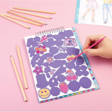 MAKE IT REAL Fashion Design Scratch Art: Groovy Vibes-3211