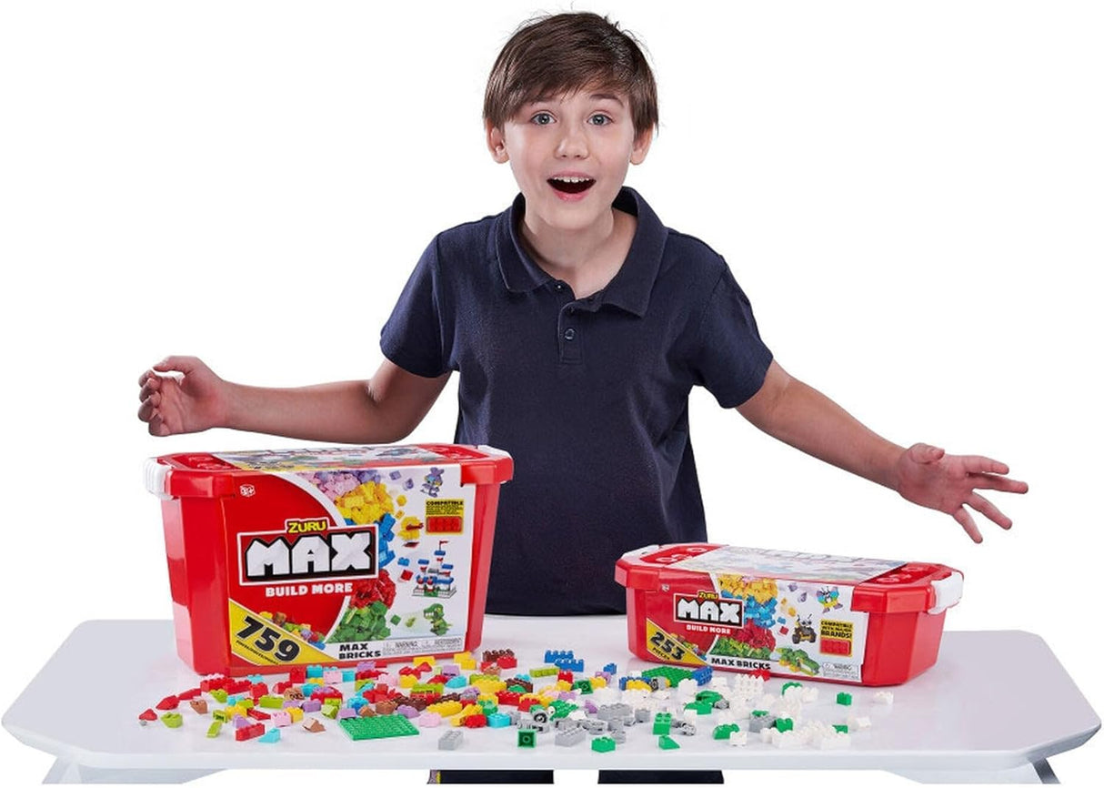 ZURU MAX Build More Building Bricks Value Set (759 Bricks)-1 PCS-8347