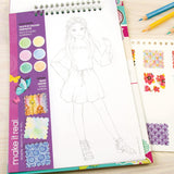 MAKE IT REAL Blooming Vibes Fashion Sketch Book-3209