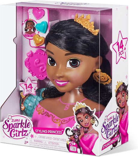 ZURU SPARKLE GIRLZ-STYLING HEADS-WITHOUT NAIL-Styling Head 100499