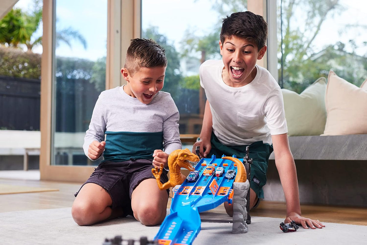 Zuru Metal Machines Track 4 Lane Madness Raptor Attack Dino-6740