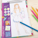 MAKE IT REAL Blooming Vibes Fashion Sketch Book-3209