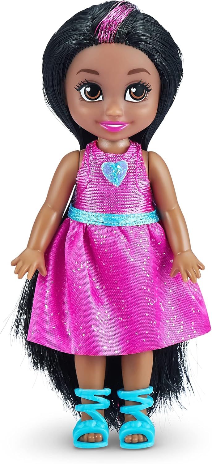 ZURU SPARKLE GIRLZ-DOLLS-4.7"-Set Of 6PK Window Box 100524