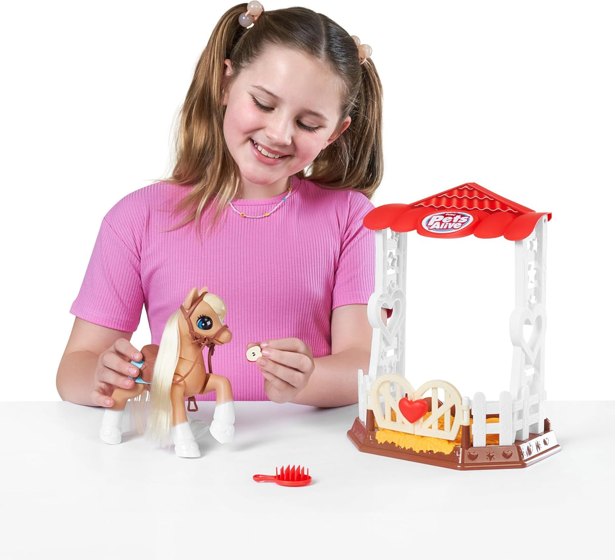 ZURU Pets Alive My Magical Unicorn and Stable Battery Powered Interactive Robotic Toy 9546